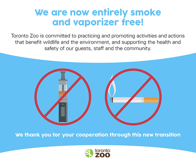 We are now entirely smoke and vaporizer free!