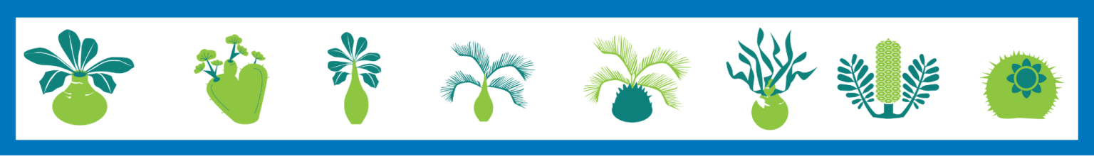 Illustration of various at risk plants
