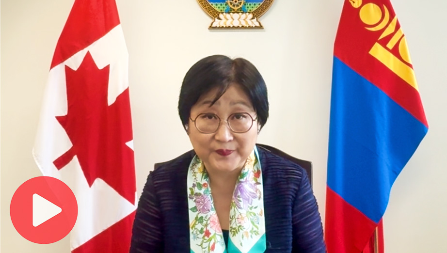 Sarantogos Erdenetsogt, Ambassador of Mongolia to Canada