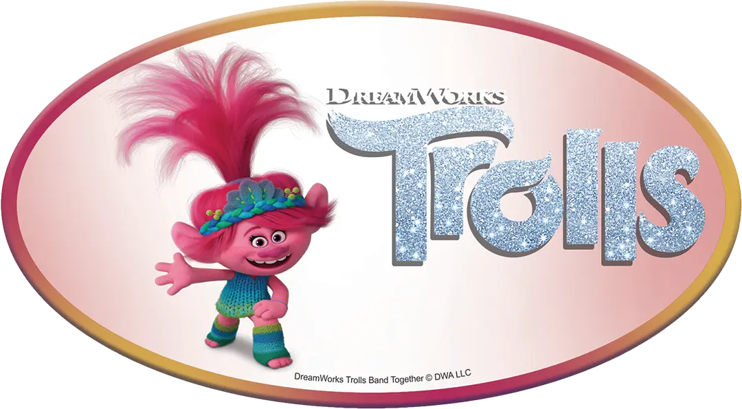 Dreamworks Trolls movie poster featuring Poppy