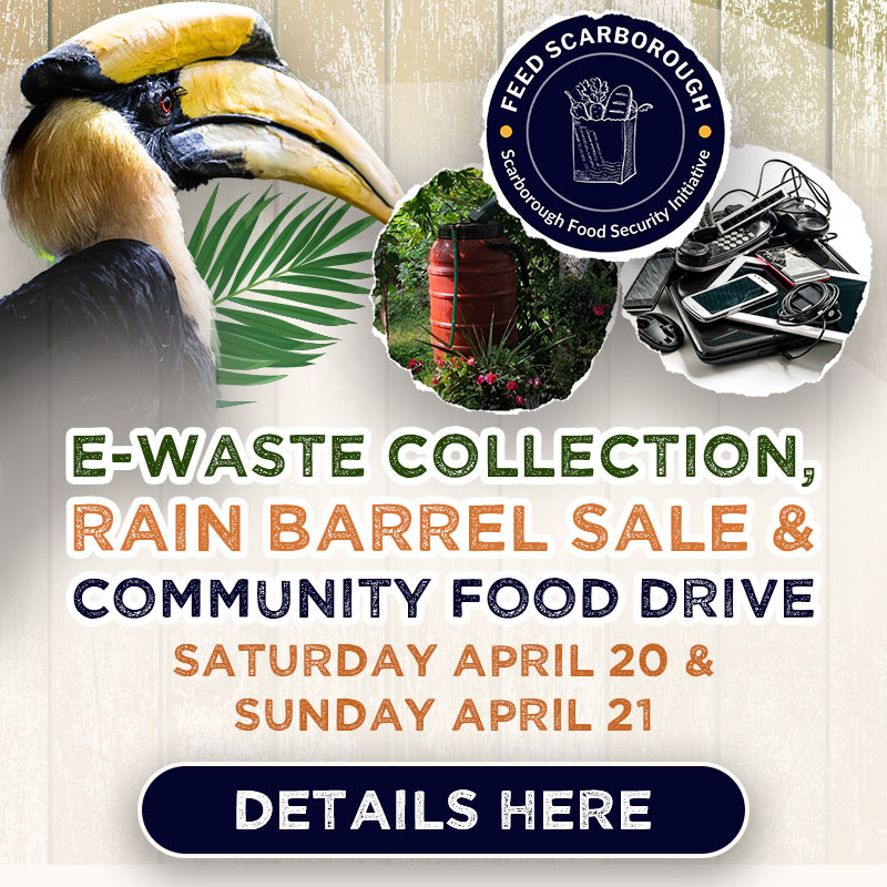 E-Waste Collection & Rain Barrel Sale & Community Food Drive - Saturday April 20th & Sunday April 21st - Details Here