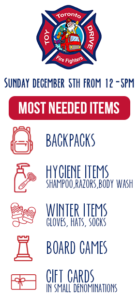 Firefighters Toy Drive